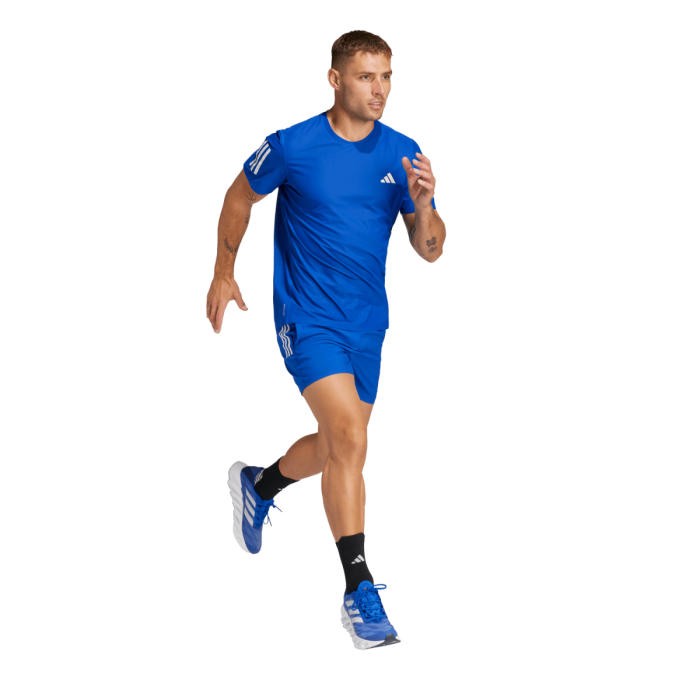 adidas Herre T-shirts Own The Run T-Shirt Blå