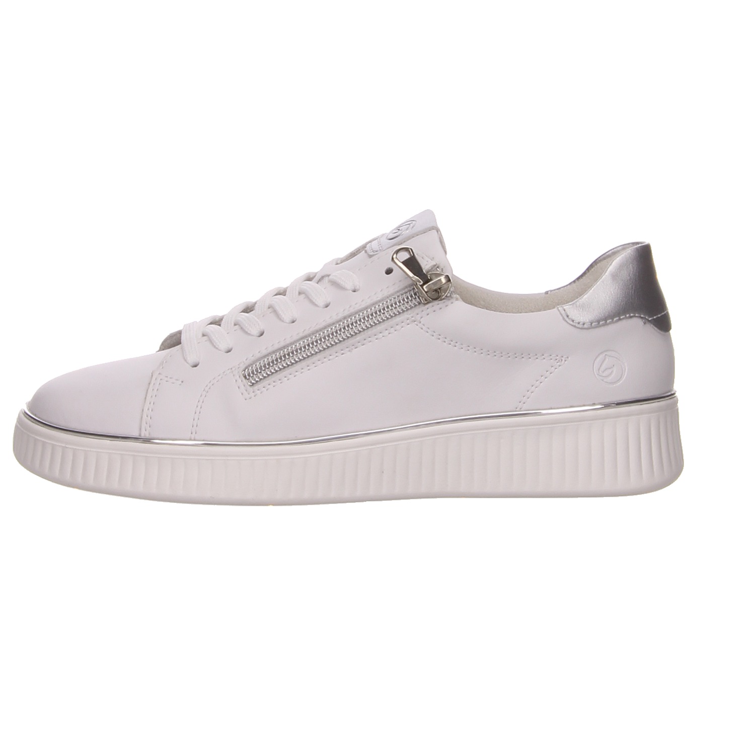 Remonte Schnürhalbschuh weiß weiss/weiss kombi