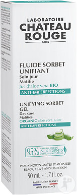 Château Rouge Fluide Sorbet Unifiant Anti-Imperfections Peaux Noires Mates Et Métissées 50ml