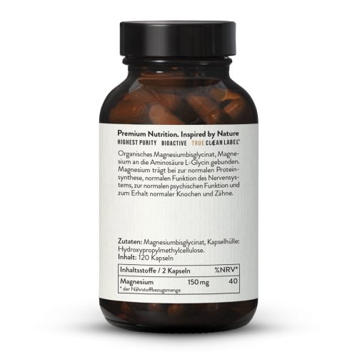 Sunday Natural Products  Magnesium Glycinat Pure Kapseln 75mg