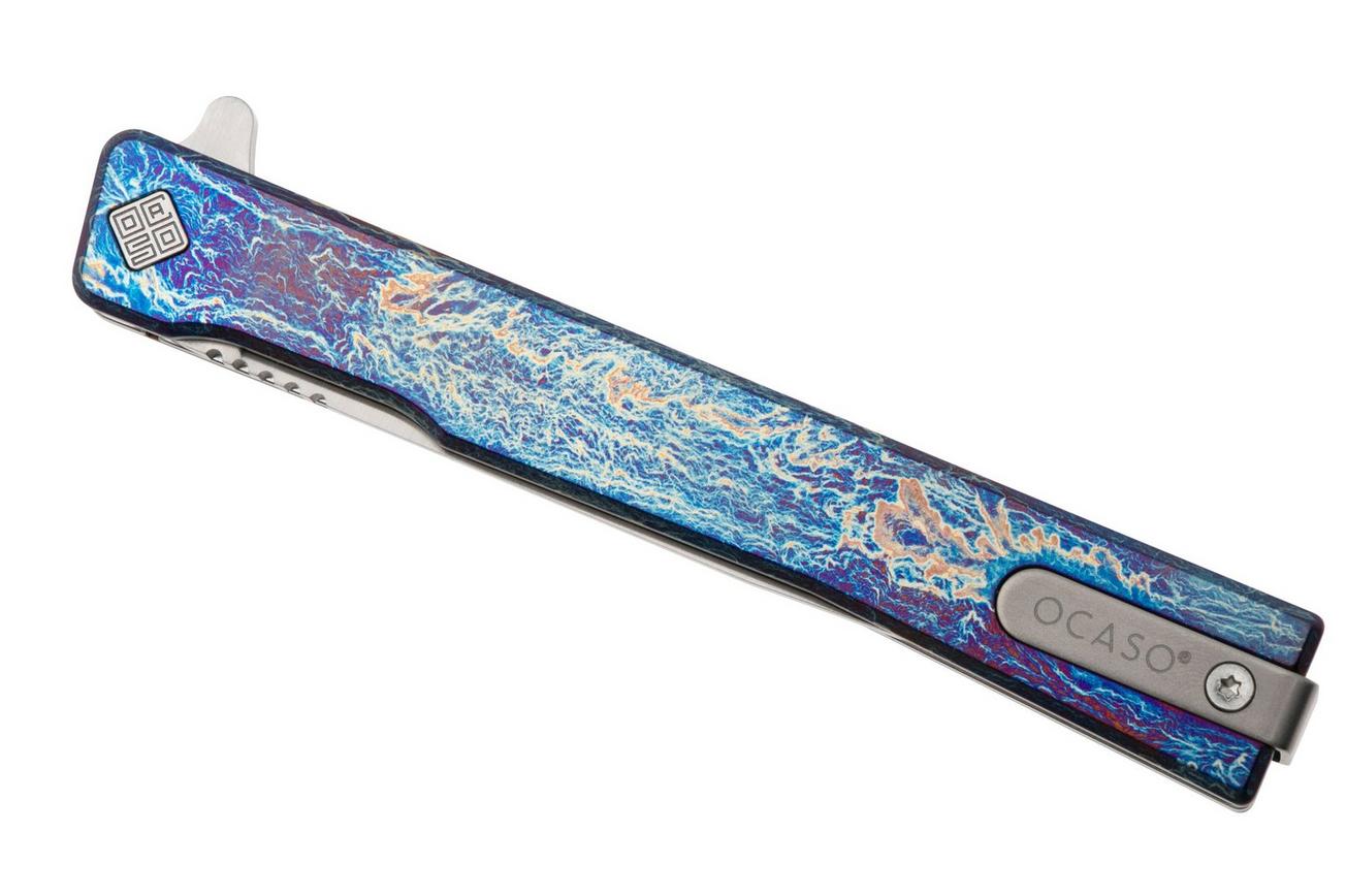 Ocaso Solstice 10DBS Satin, Anodized Titanium zakmes