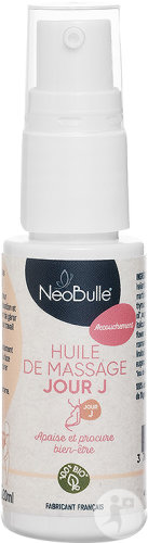 Néobulle Accouchement Huile De Massage Jour J Aromatique Bio 20ml