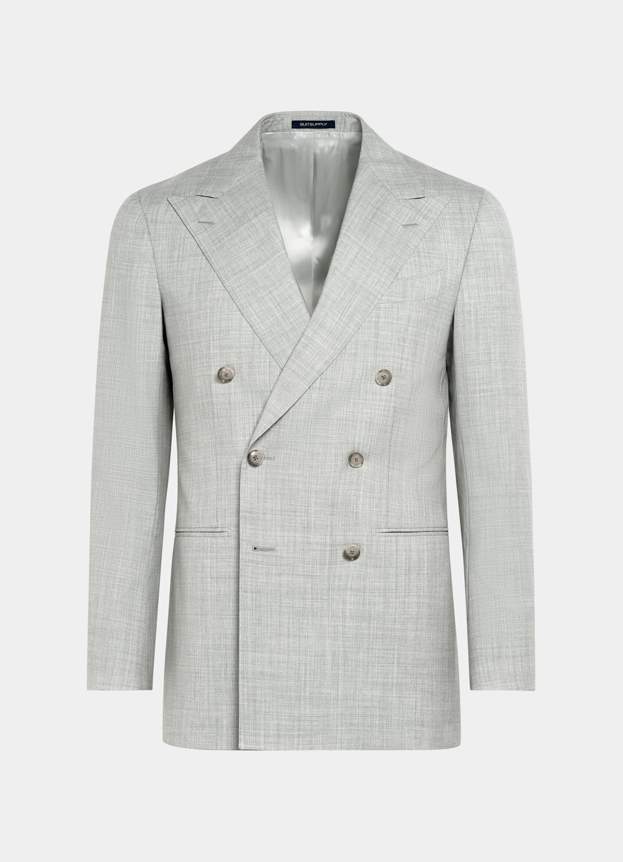 Costume sur mesure Custom Made gris clair