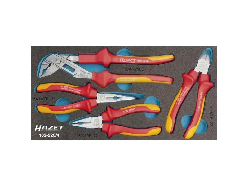 Hazet 163-226/4 Tangsæt VDE 4 dele