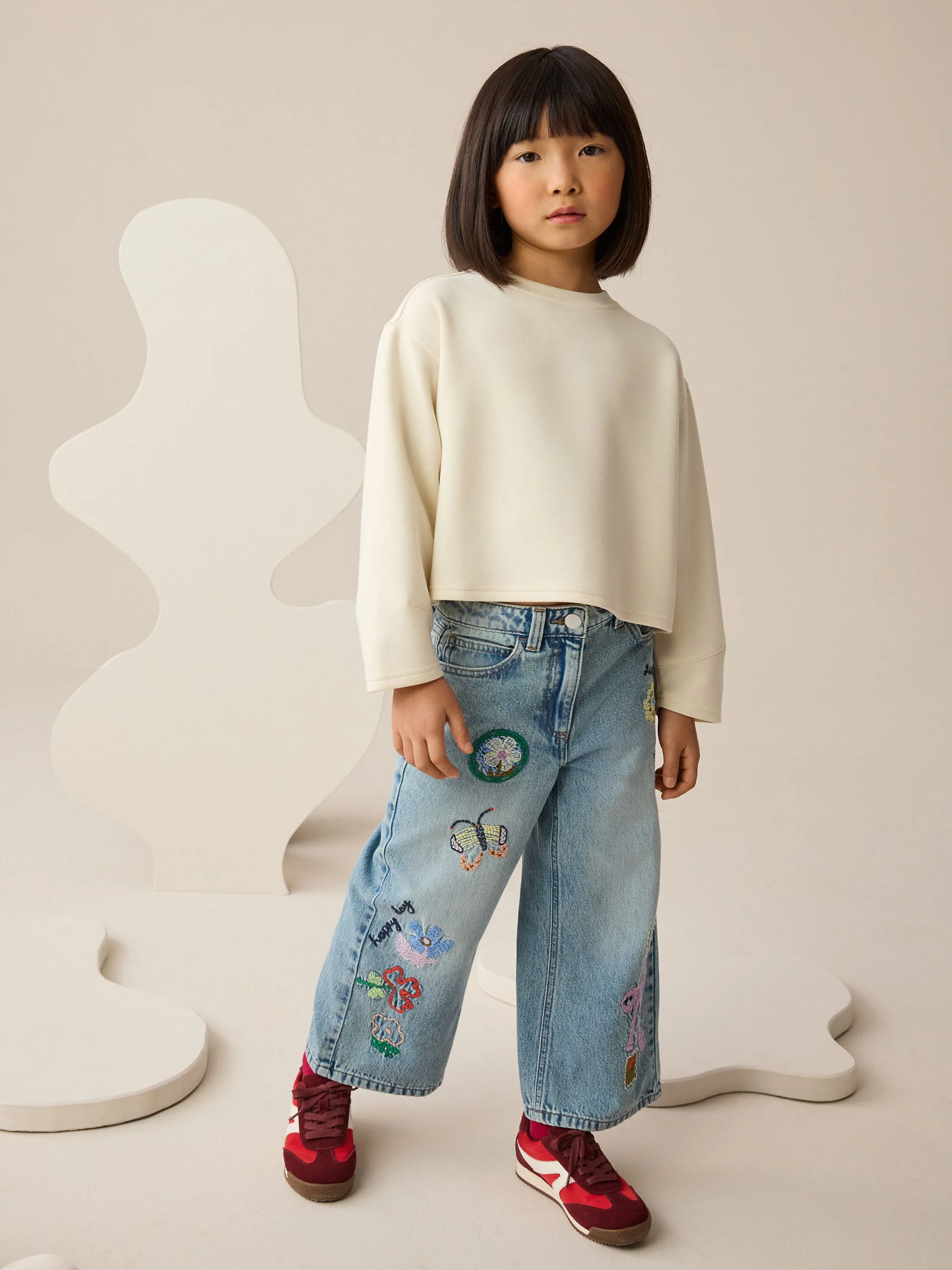 Crème - Supersoft Long Sleeve Top (3-16yrs)