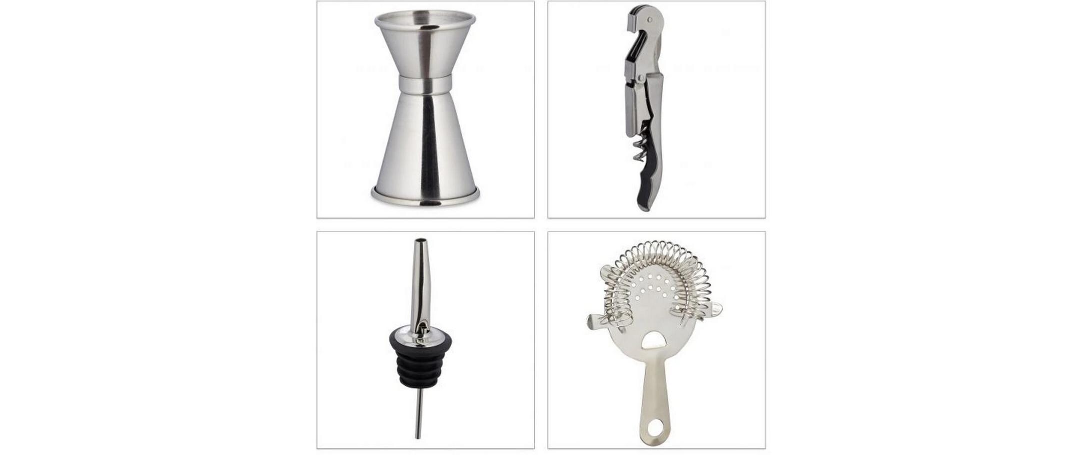Cocktail-Set 680 ml, SilberCocktailset