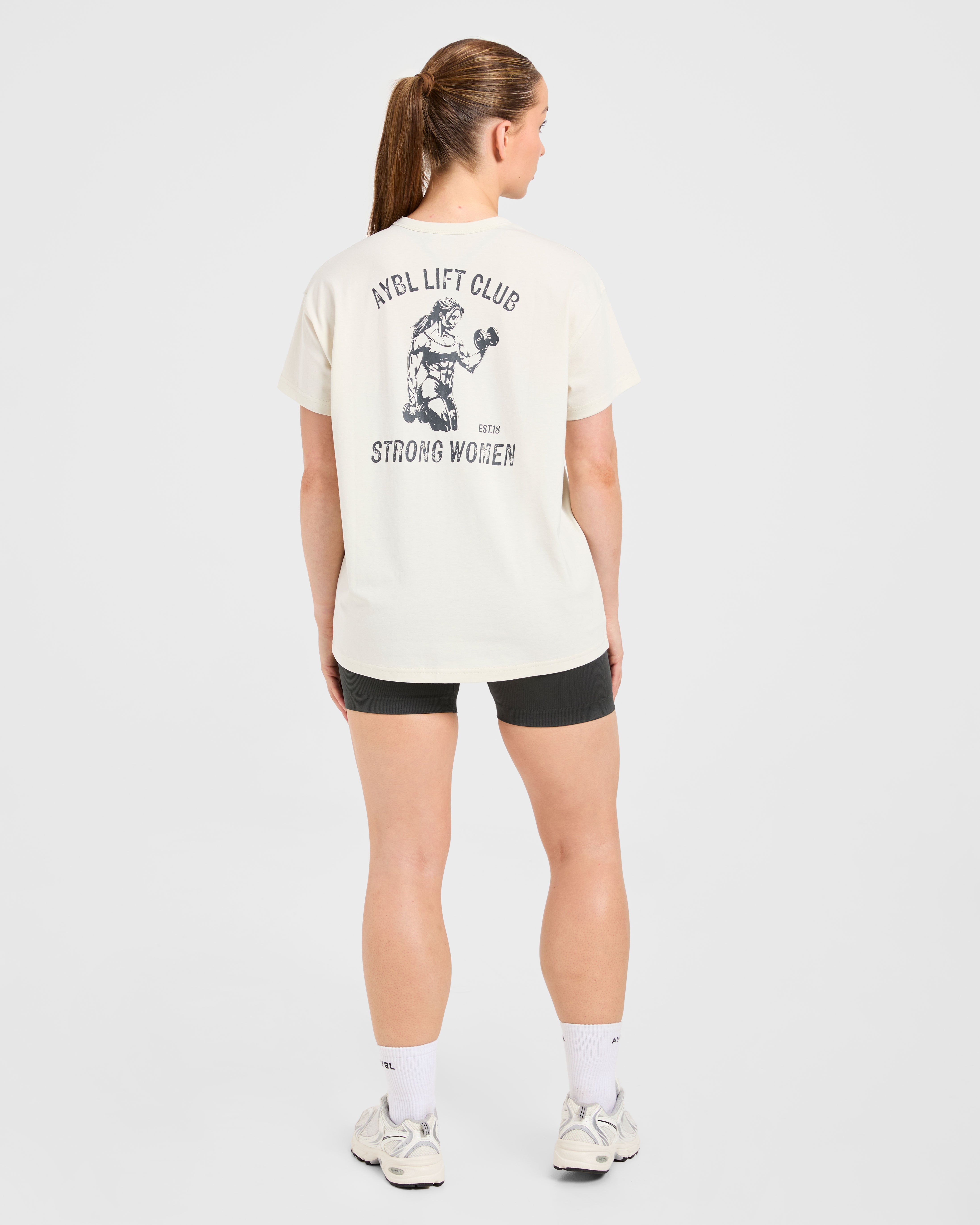 Strong Women Graphic Oversized T Shirt