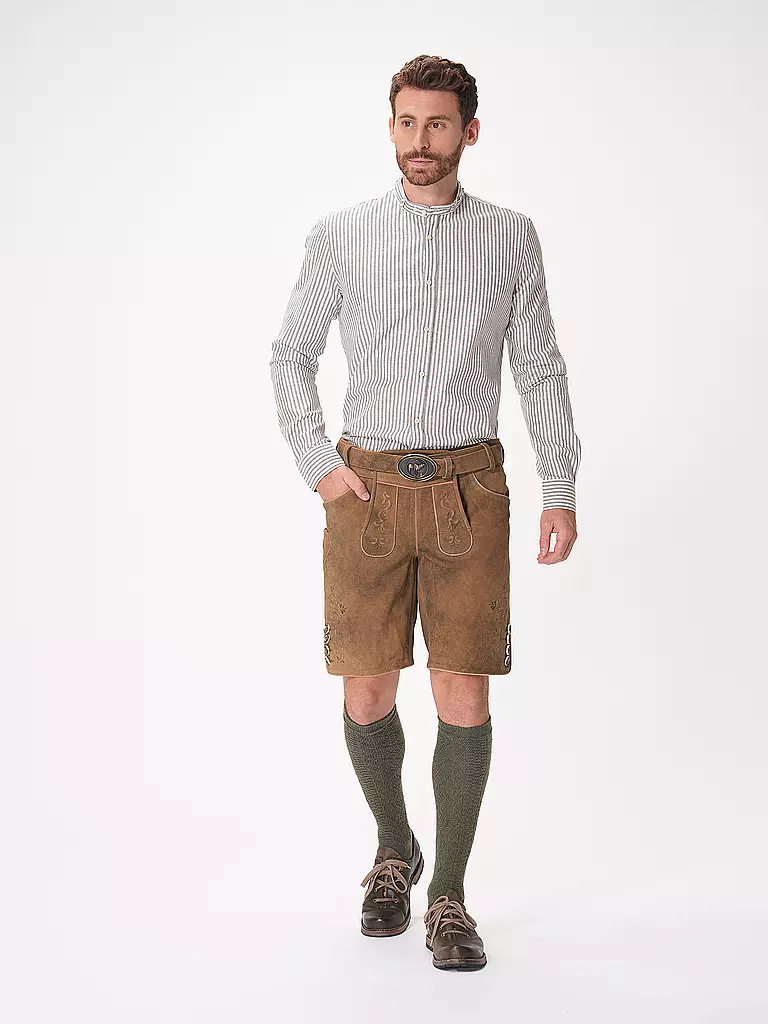 GOTTSEIDANK Trachtenhemd LENZ olive