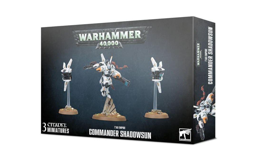 Figurenset Warhammer 40.000 T'au Empire Commander ShadowsunBausatz für 3 Figuren