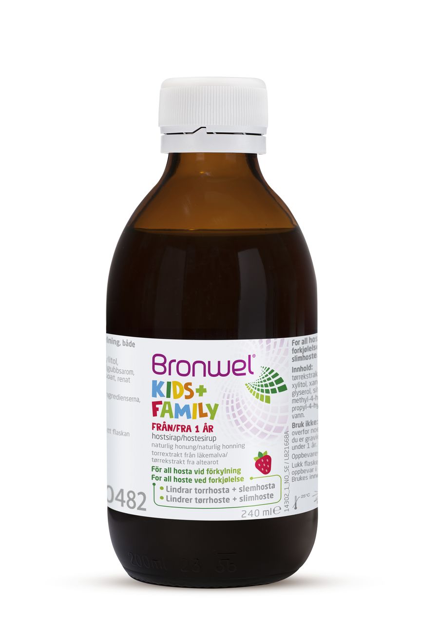 Bronwel kids family hostesirup 240 ml