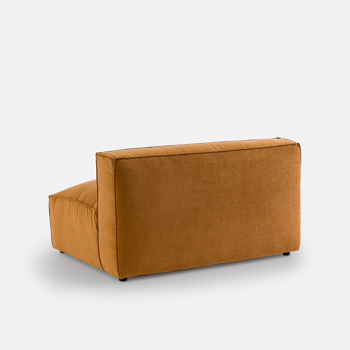 LA REDOUTE INTERIORS<br>Sofá modular de 2 lugares em veludo texturizado, Seven
