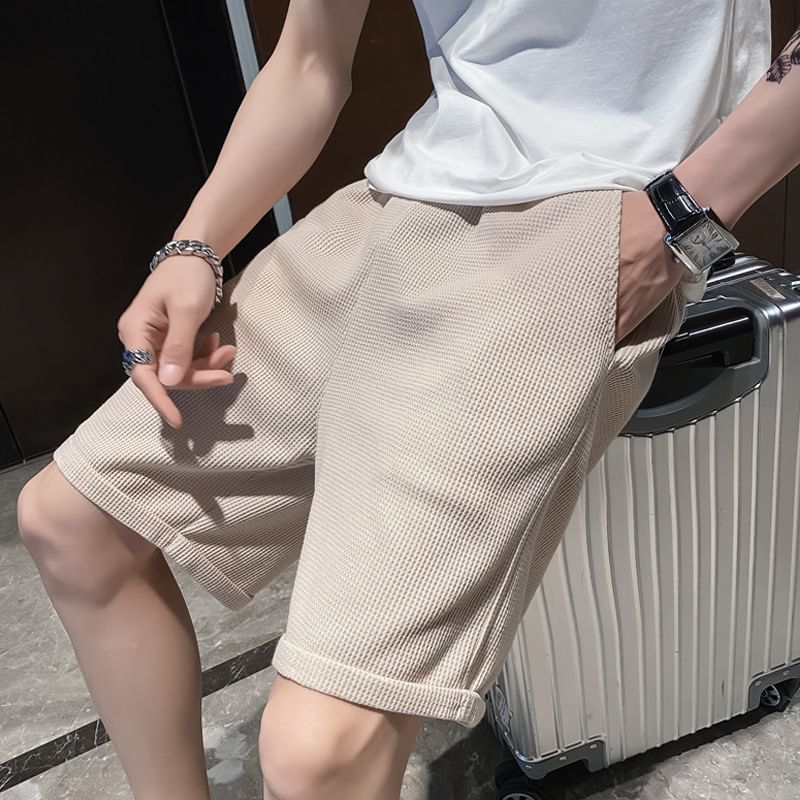 Sinlarity - Mid Rise Plain Shorts