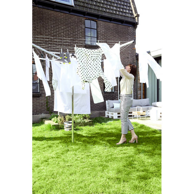 Brabantia Topspinner droogmolen - 36 m - met bodemhuls