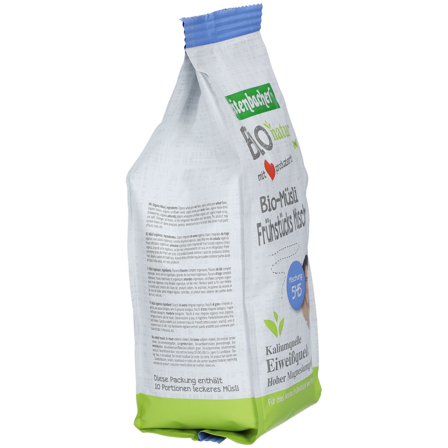 Seitenbacher® Bio natur Bio Müsli Frühstücksmischung