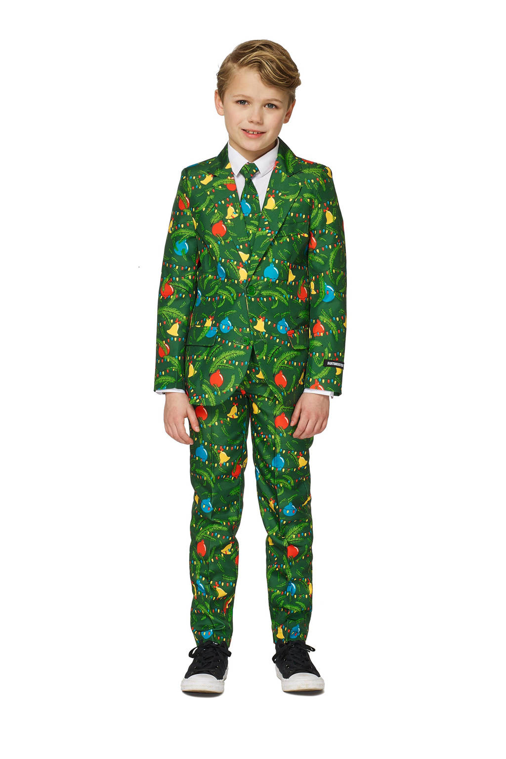 Suitmeister kostuum Christmas Green Tree Light Up groen