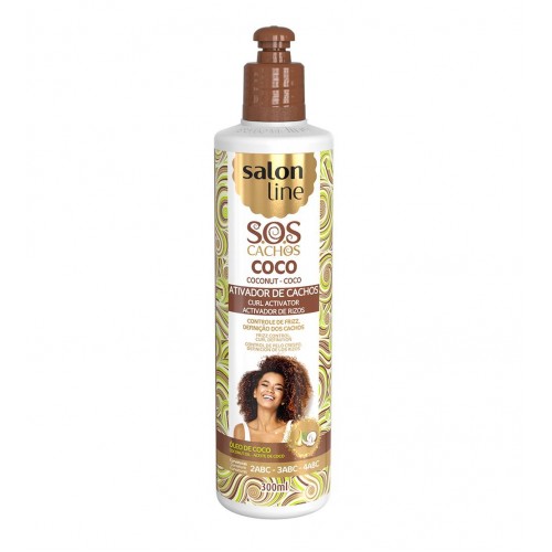 Salon Line SOS Ativador Cachos Coco Tratamento Profundo 300ml