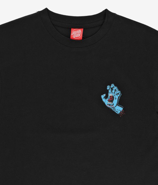 Santa Cruz Screaming Hand Chest T-Shirt (black)