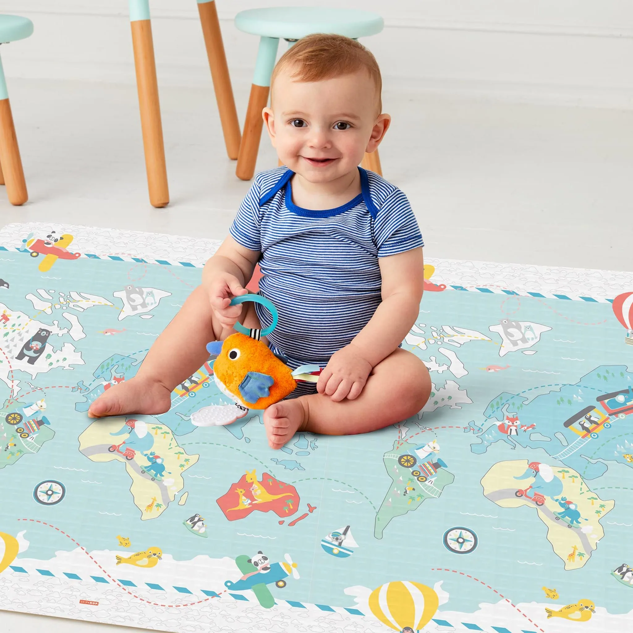 Skip Hop Tapis de Jeux Réversible - Little Travelers