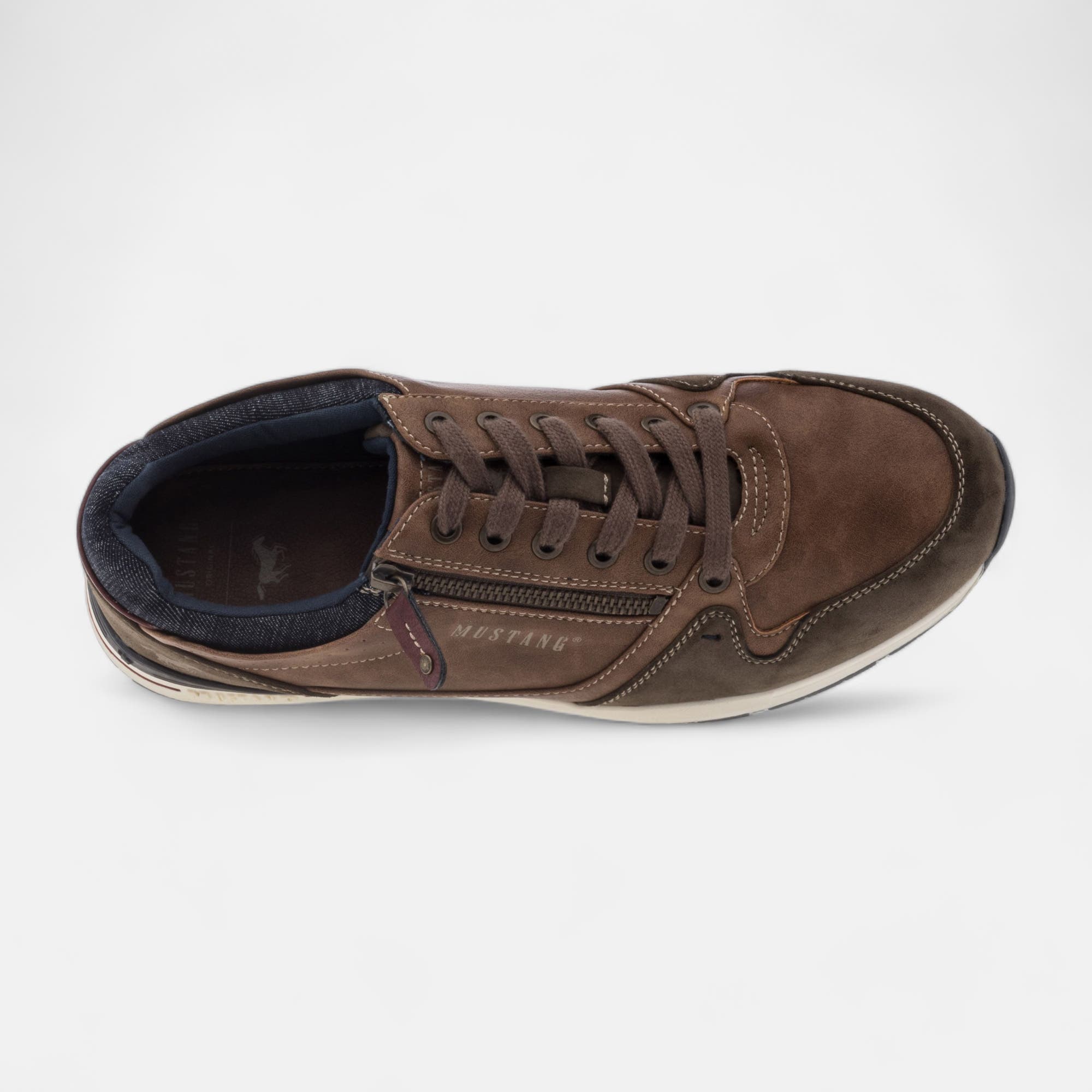 Baskets basses Homme cognac
