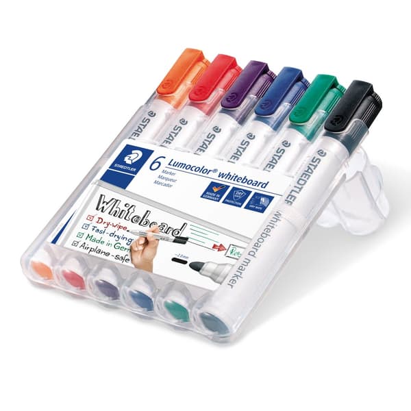Lumocolor Whiteboardtusj 6 stk. Staedtler