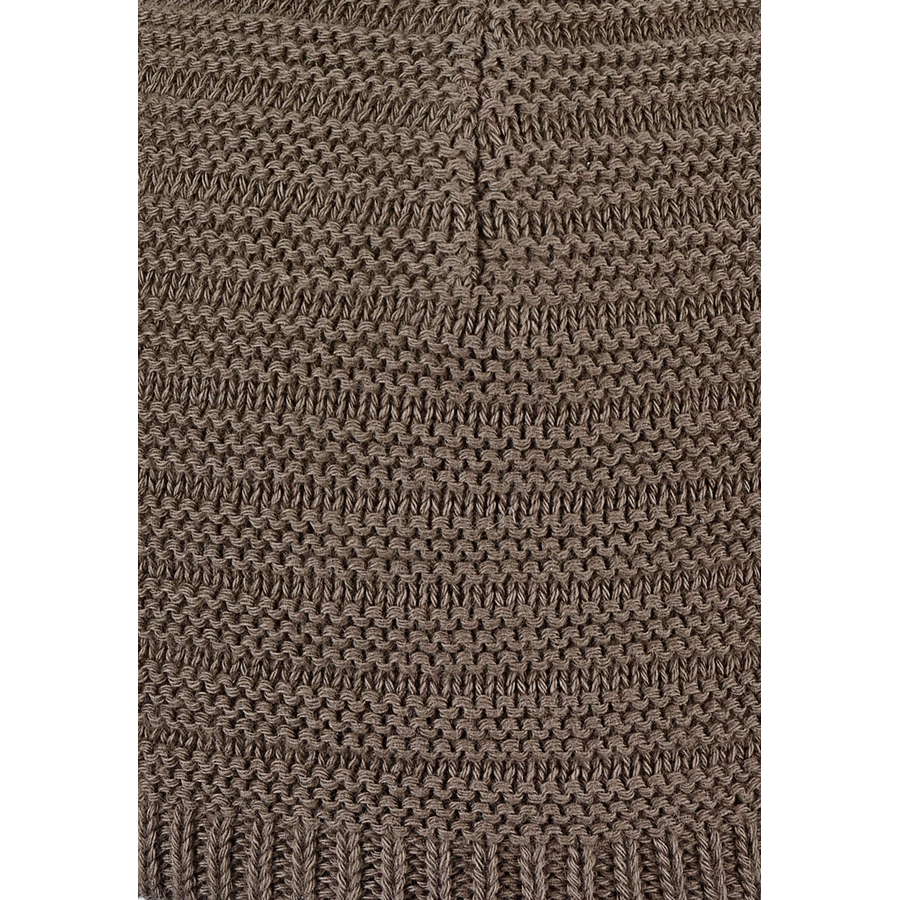 Sterntaler Strickmütze Rippe braun