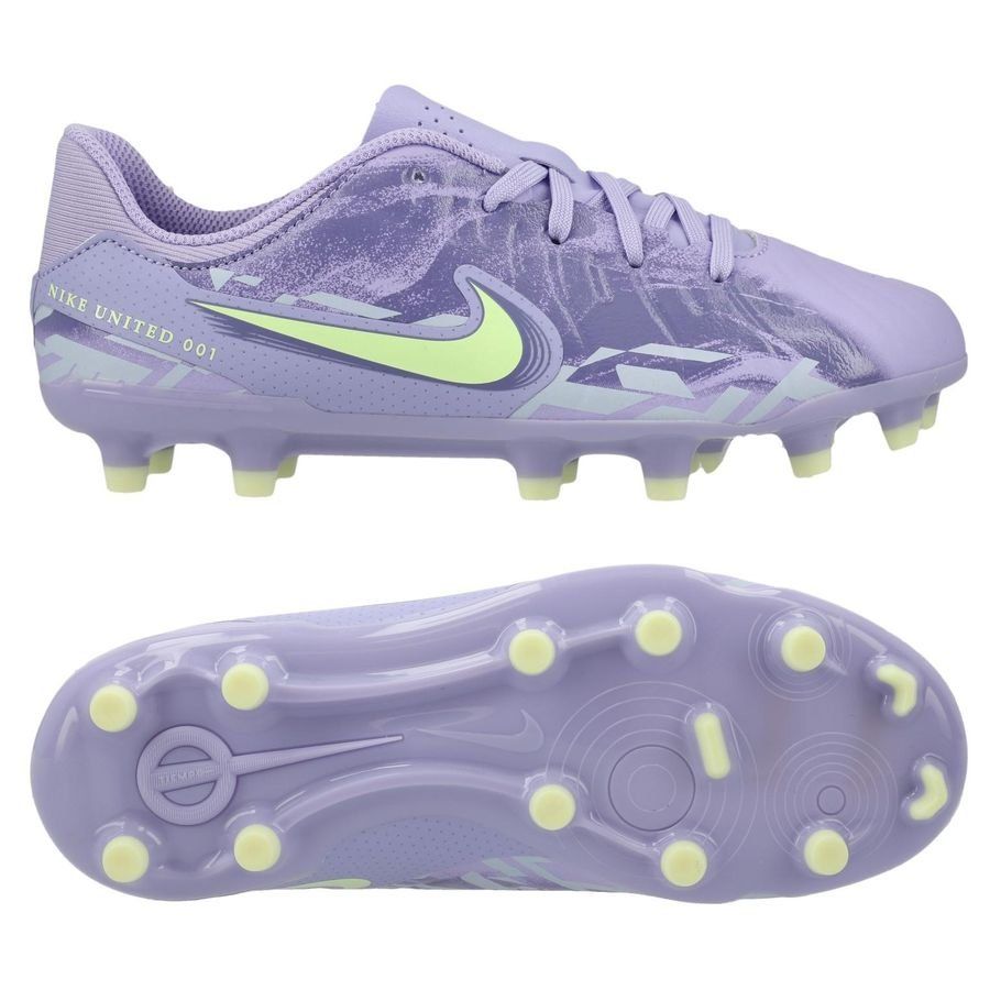 Nike Tiempo Legend 10 Academy MG United - Purple Agate/Jaune Fluo Enfant