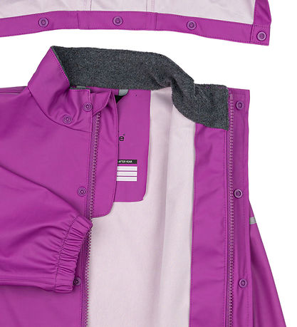 Mikk-Line Regnt?j - PU - Recycled - Purple Cactus Flower