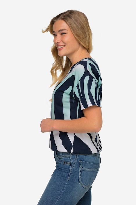 T-Shirt, oversized, Grafik-Print, Rundhals, OEKO-TEX