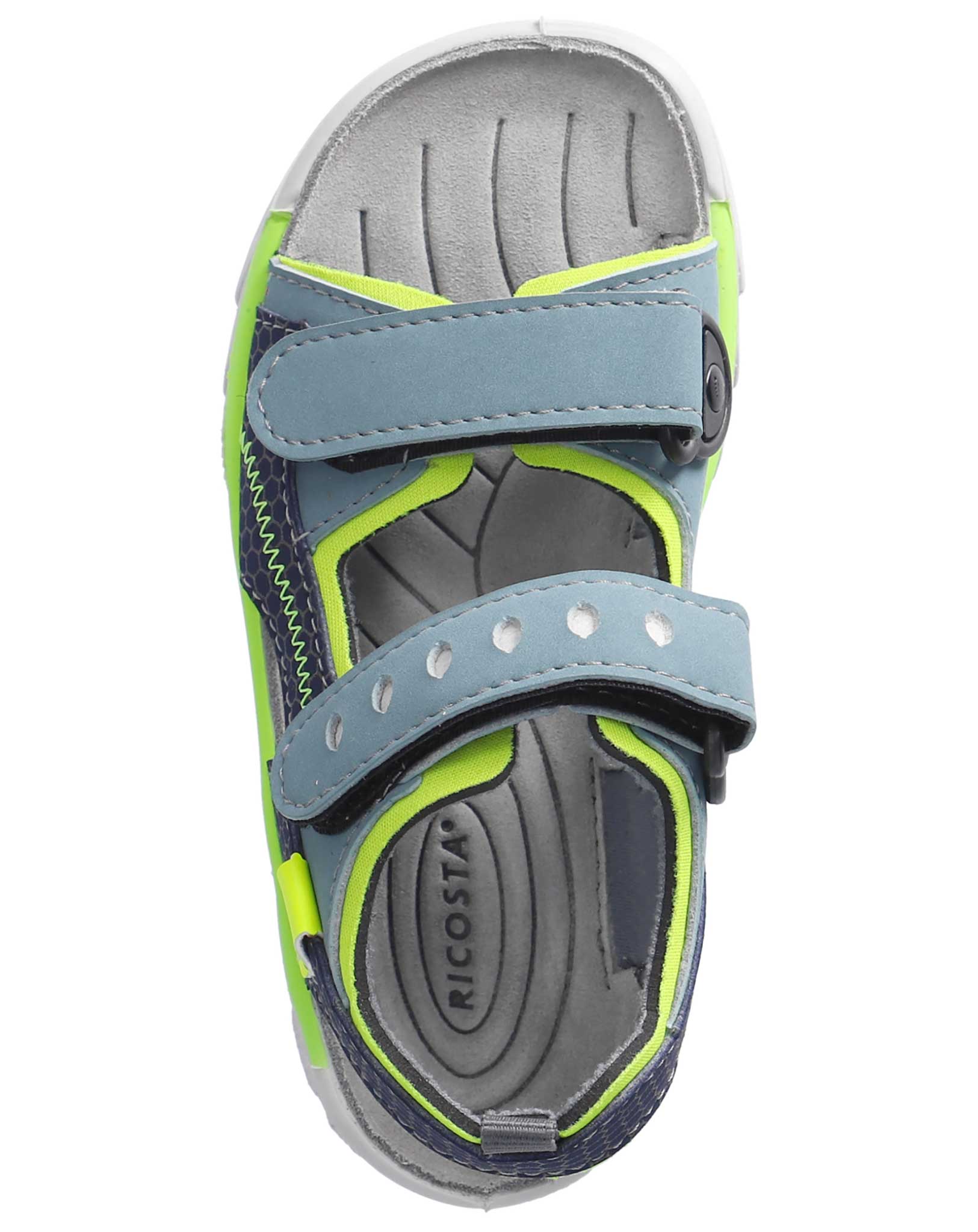 Klett-Sandalen TAJO in arctic/neongelb