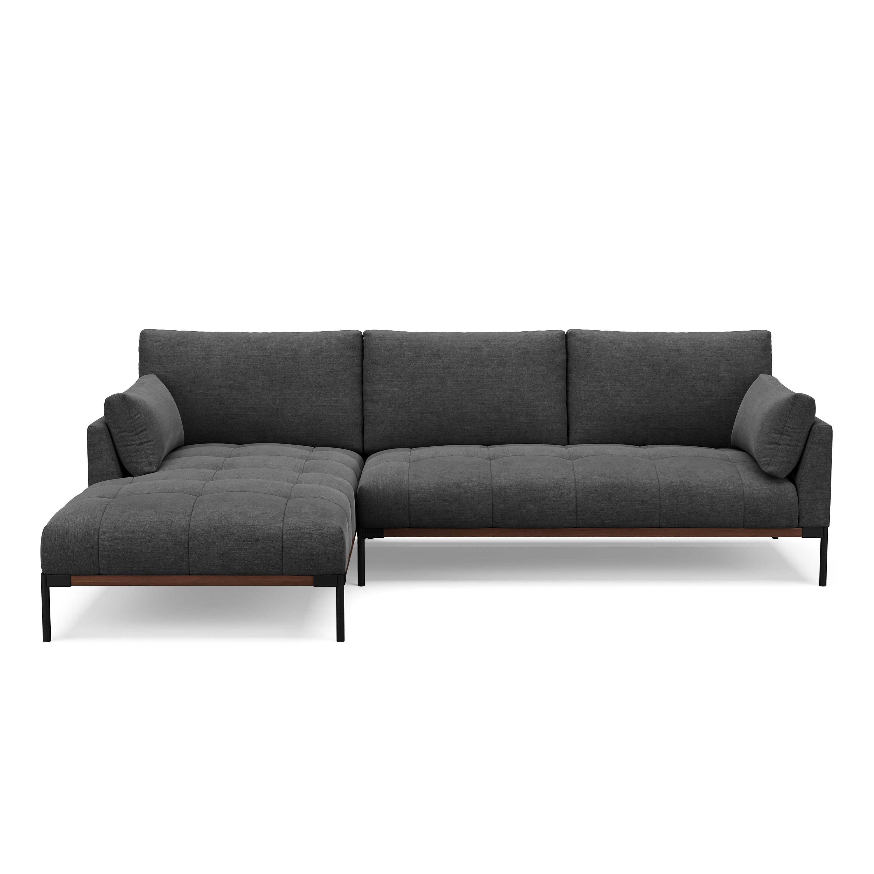 Ecksofa TIMBER links anthrazit