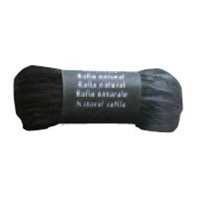 Maildor - Pelote de raphia naturel - ruban d'emballage 50 g - noir