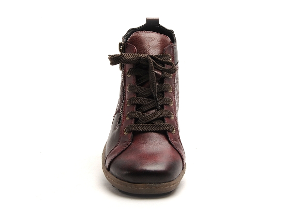 Remonte boots bottine plates femme r1467 bordeaux