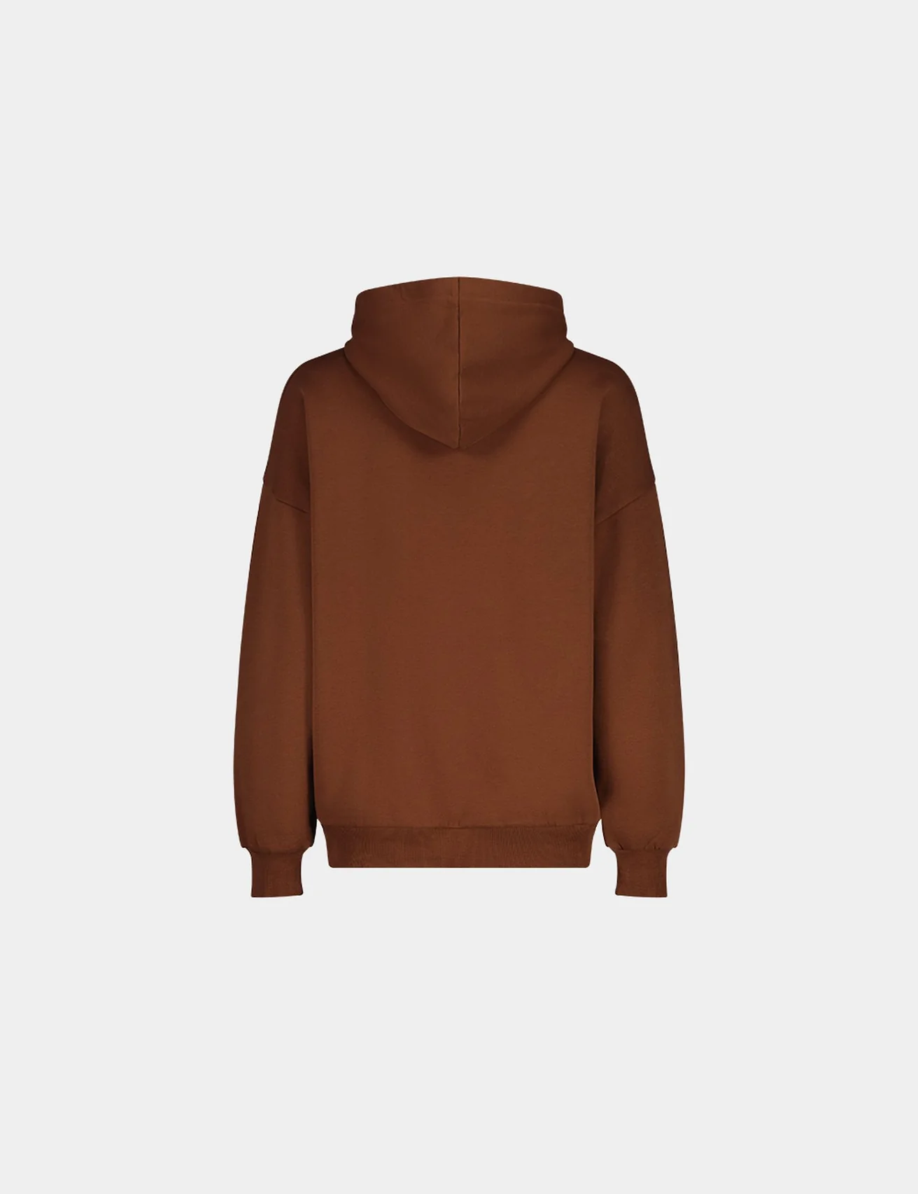 Sweat oversize à message marron