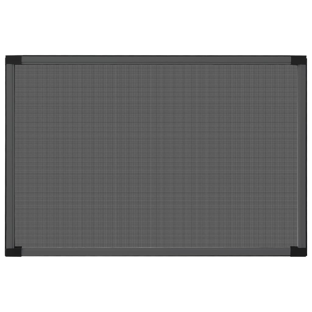 Moustiquaire extensible pour fenêtres anthracite (100-193)x75cm