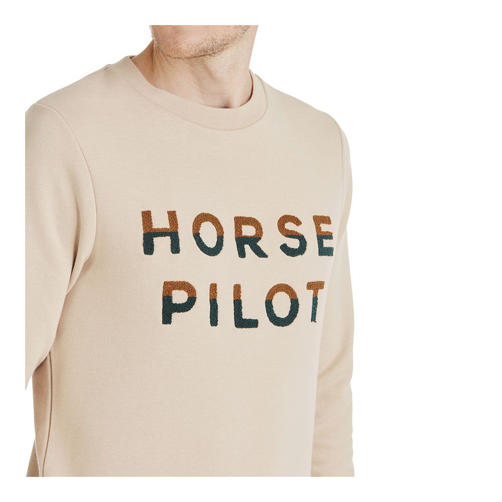 Horse Pilot TEAM - Sweat Homme sand