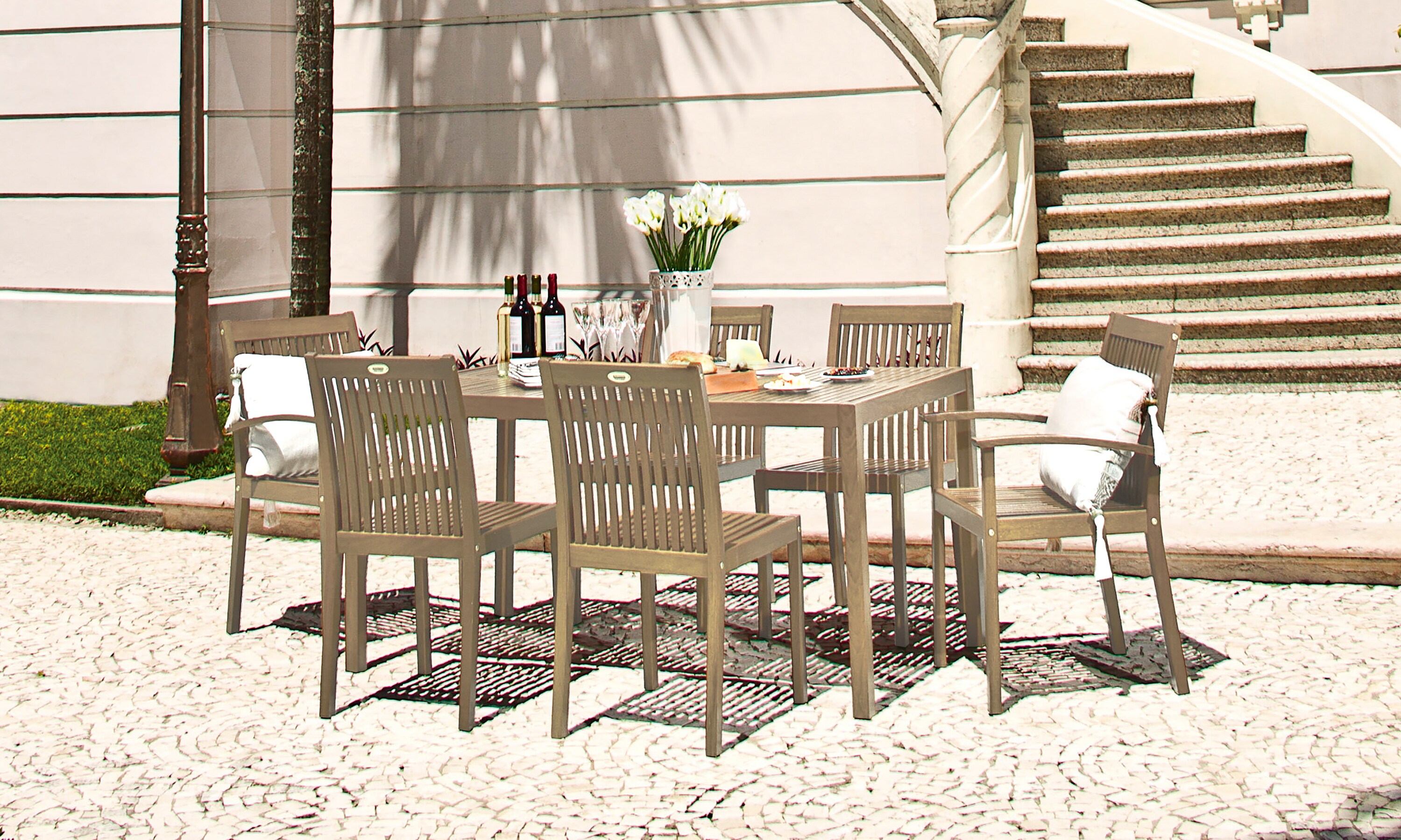 Tramontina Stuhl mit Armlehne 60 x 57 x 90 cm