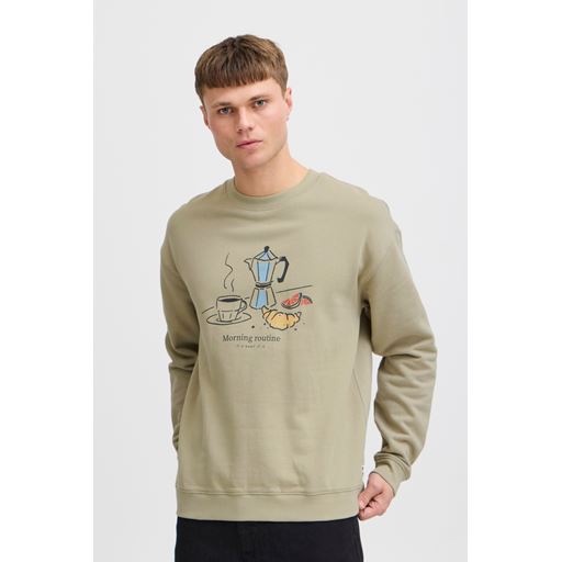 Solid Mulder Sweatshirt, Laurel Oak, XXL