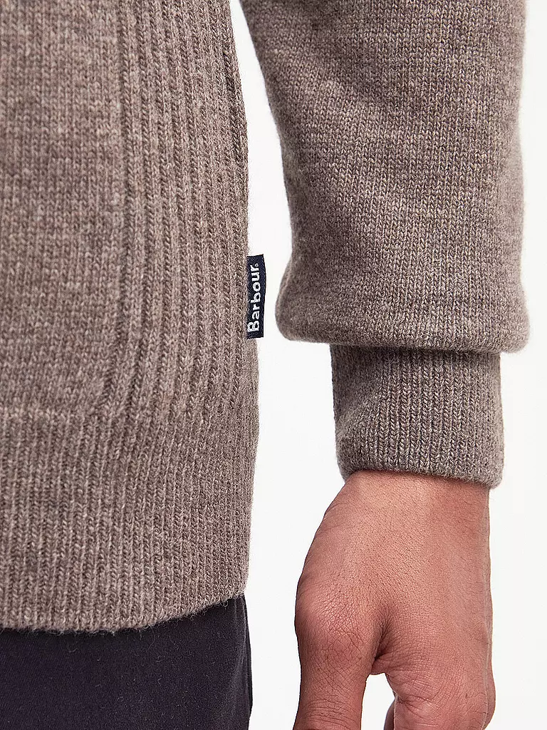 BARBOUR Pullover HOLDIN  hellbraun