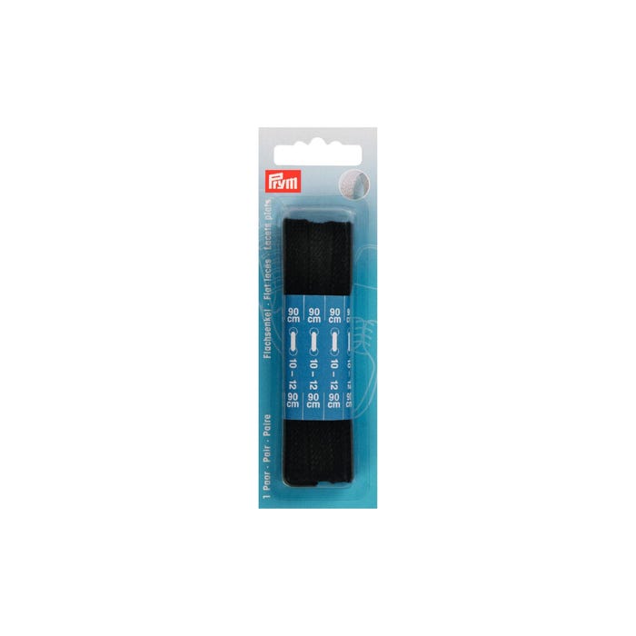 Prym-1 paar platte schoenveters 7mm/90cm