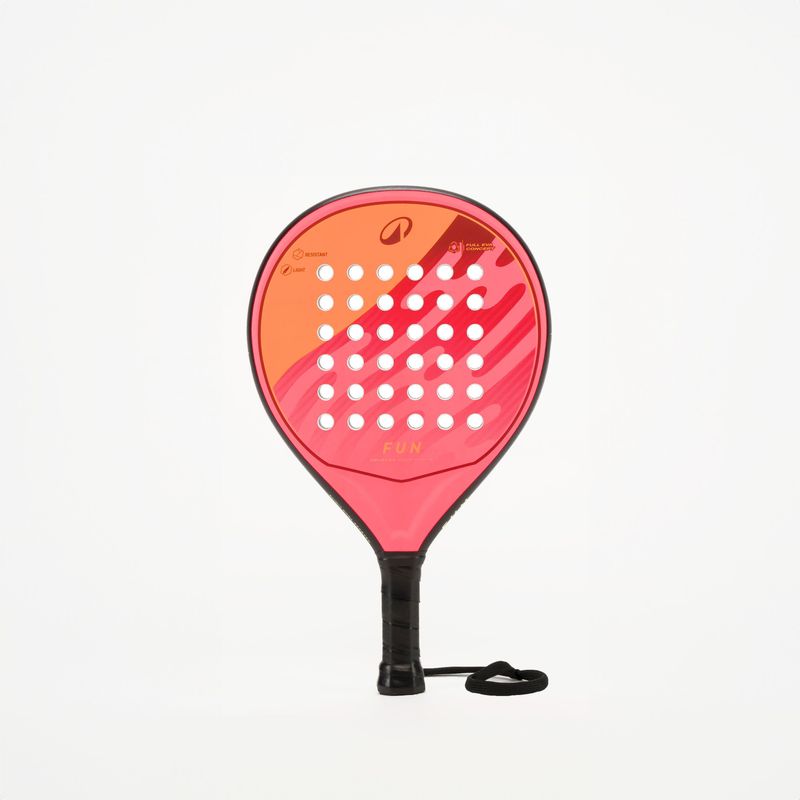 Padelracket - Roze Oranje - Kuikma Fun - Voor Kinderen 5 tot 8 Jaar