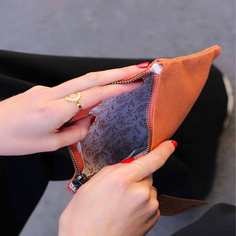 Pochette Lou 20 cm Sienne
