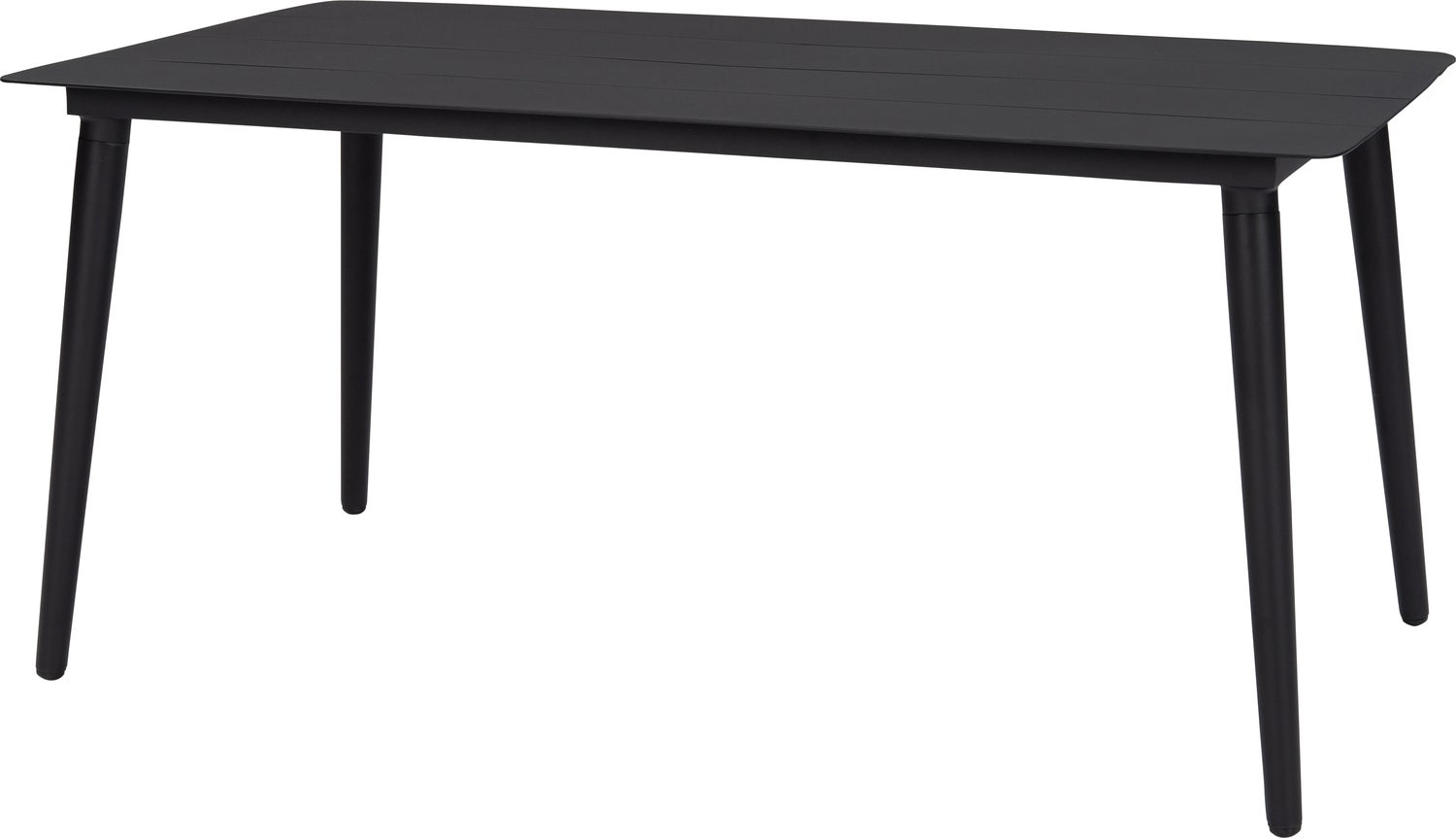 Intratuin eettafel Lies zwart 160 x 90 x 73 cm