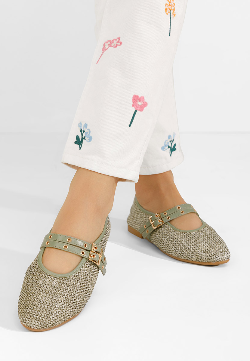 Ballerines femme vert Billy