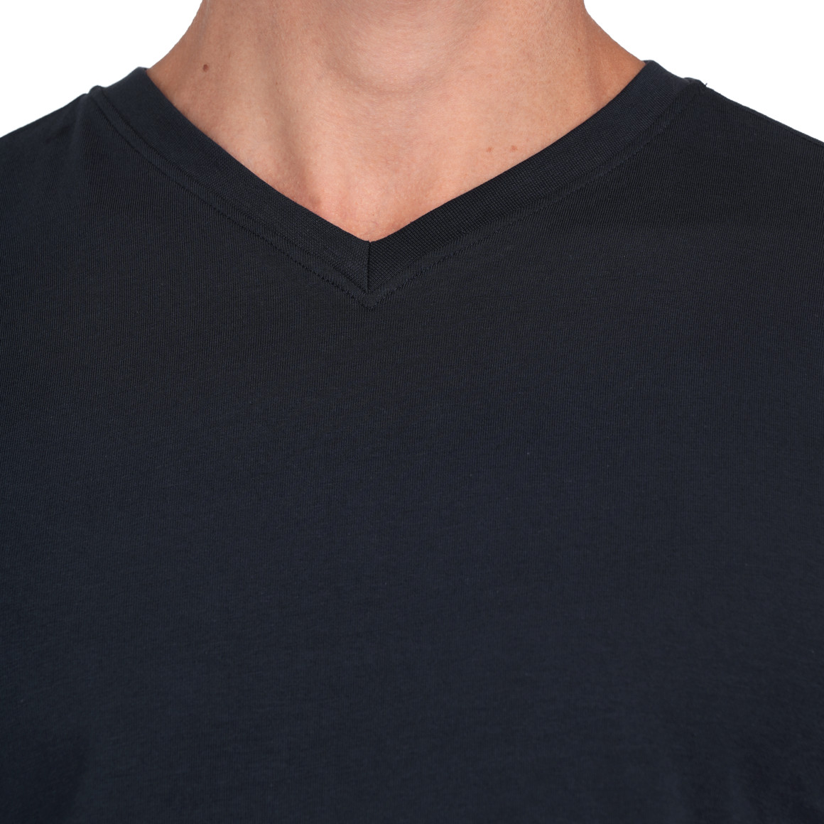 VanVaan 2 Herren T-Shirts mit V-Ausschnitt dunkelgrün / dunkelblau