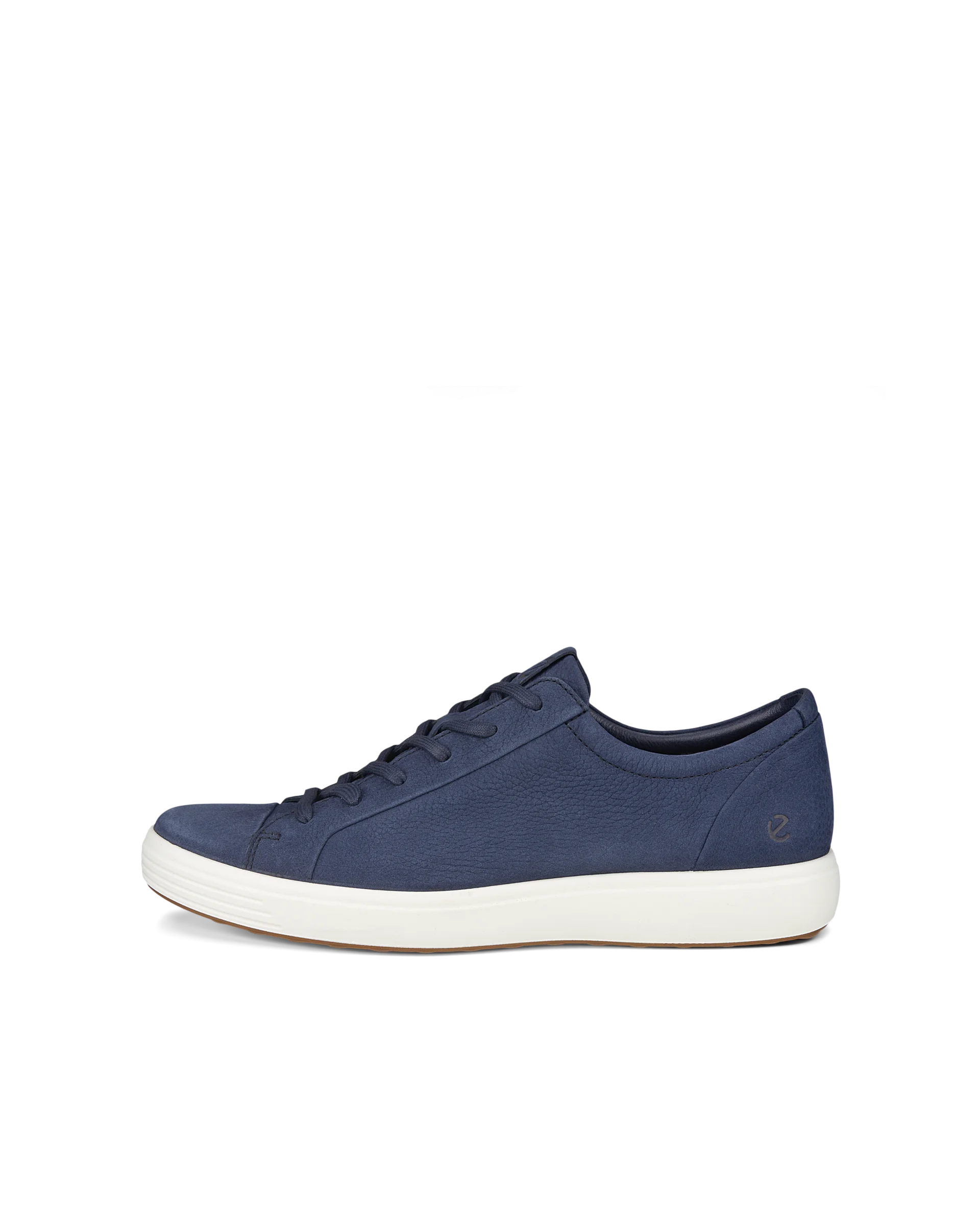 ECCO SOFT 7 M Herren Sneaker aus Nubukleder Blau