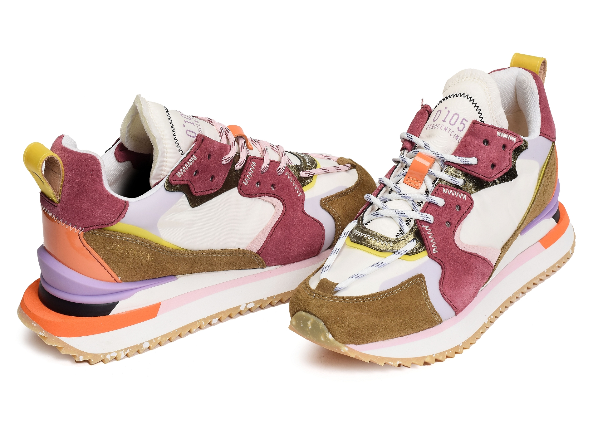Treck up blanc multicolore