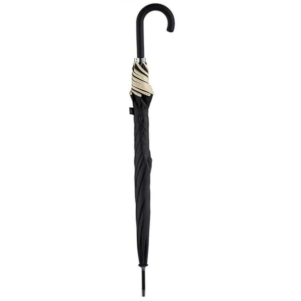 Paraply Svart Krem Metall Fiber 95 x 95 x 86 cm (12 enheter)