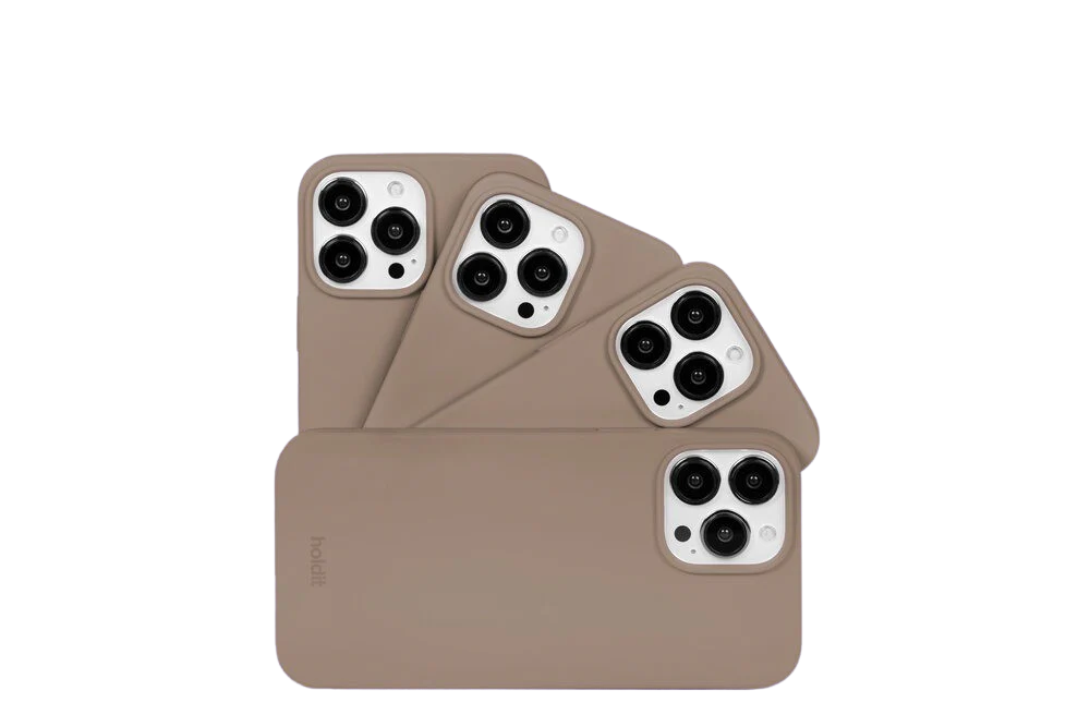 Holdit  iPhone 13 Pro Silicone cover - Mocha Brown