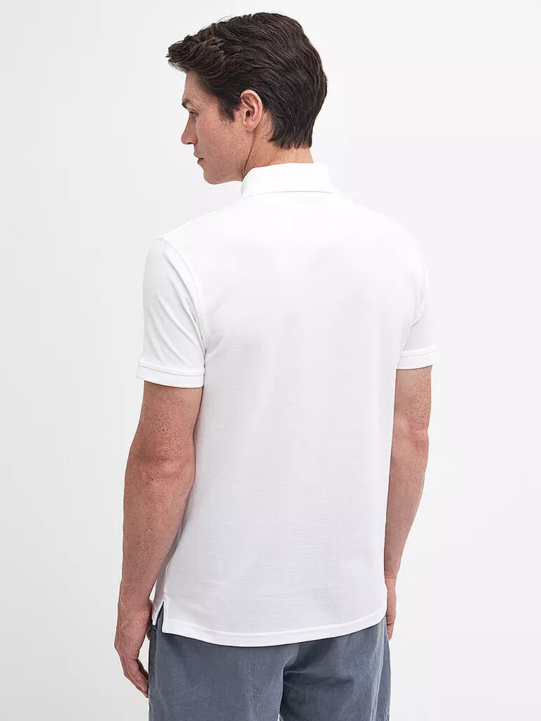 BARBOUR Poloshirt weiss