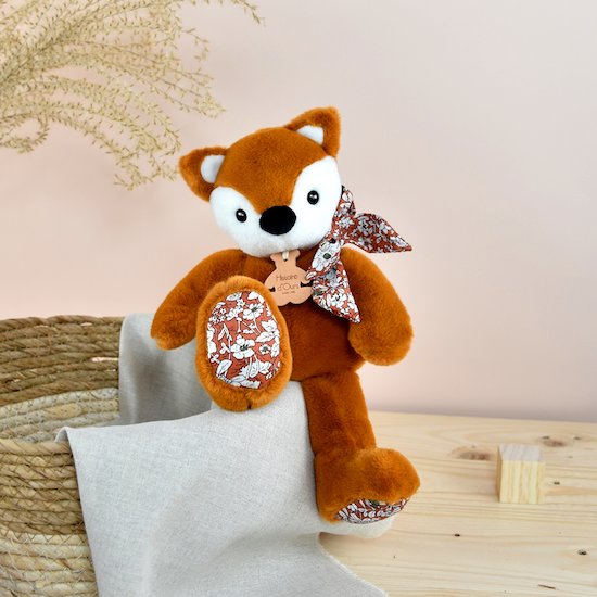 Copains Câlins Peluche Renard   Orange        25 cm   de               Histoire d'ours